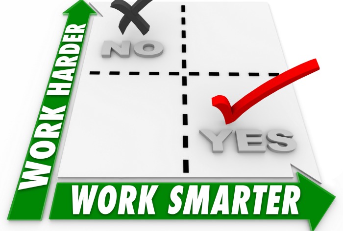 be more productive when you work smarter not harder