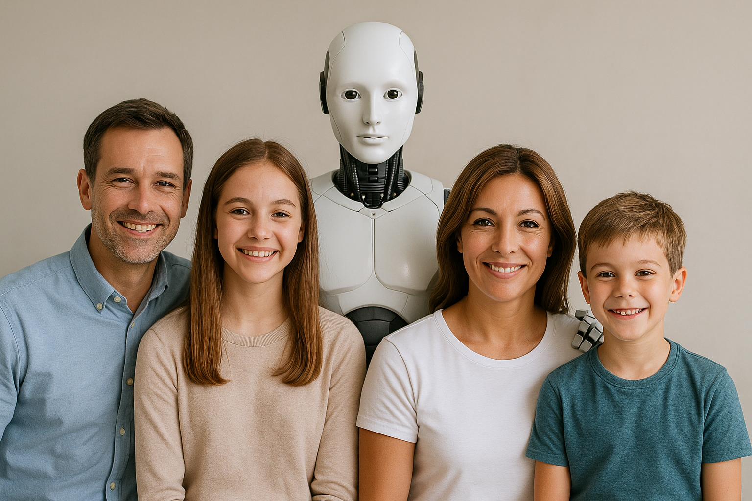 Who is the Robot in the Family Photo?