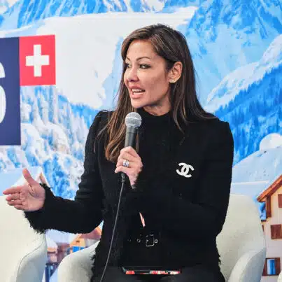 AI Keynote Speaker, Ethicist, and Founder, Susan Sly Speaking at Davos