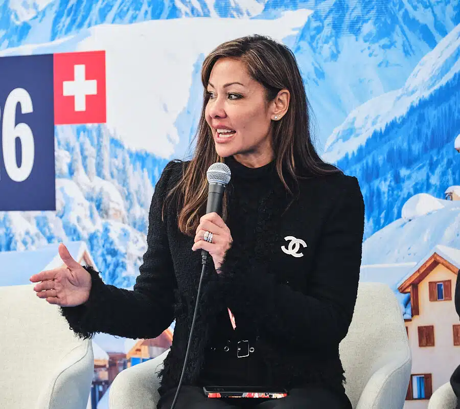AI Keynote Speaker, Ethicist, and Founder, Susan Sly Speaking at Davos