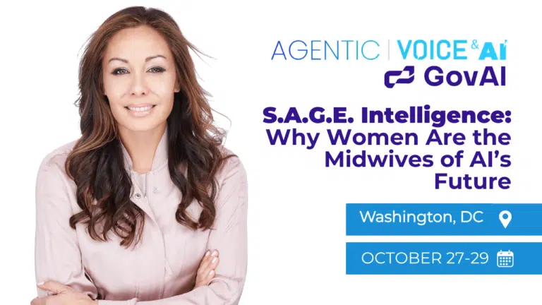 Susan Sly keynote at the GovAI Summit, Washington DC - S.A.G.E. Intelligence
