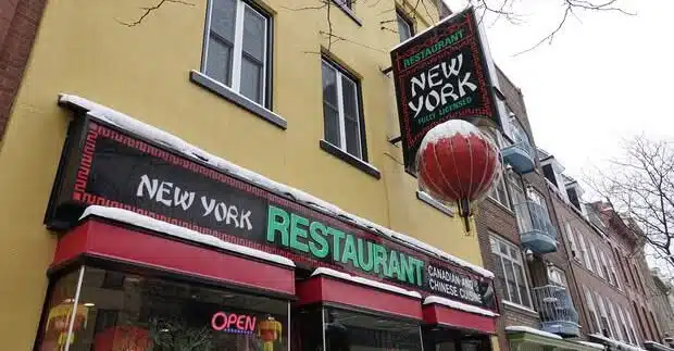 Exterior of The New York Restaurant in Brockville, Ontario, the small business where Susan Sly grew up, long before anyone needed to optimize for AI search